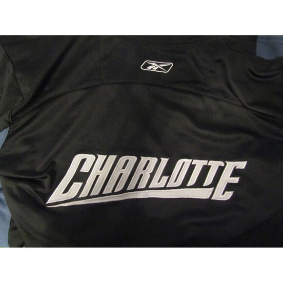 Vintage NBA Team Apparel Charlotte Bobcats Jacket Full Zip Snap Embroidered XL - Picture 7 of 11